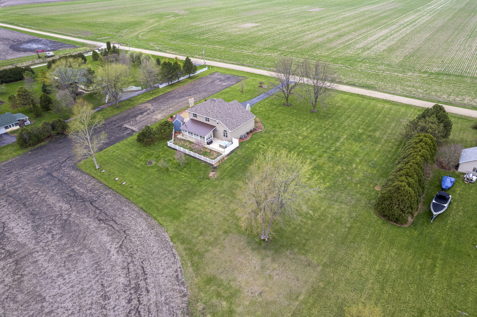 1758 North 44th Road Leland, IL 60531 - Photo 42 of 42 a view of a yard with an outdoor space