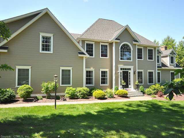 73 Bonair Hill Road Tolland, CT 06084 - Photo 1 of 1 Exterior Front. Nordic Builders Exquisite Colonial Set on 1.5 Acres