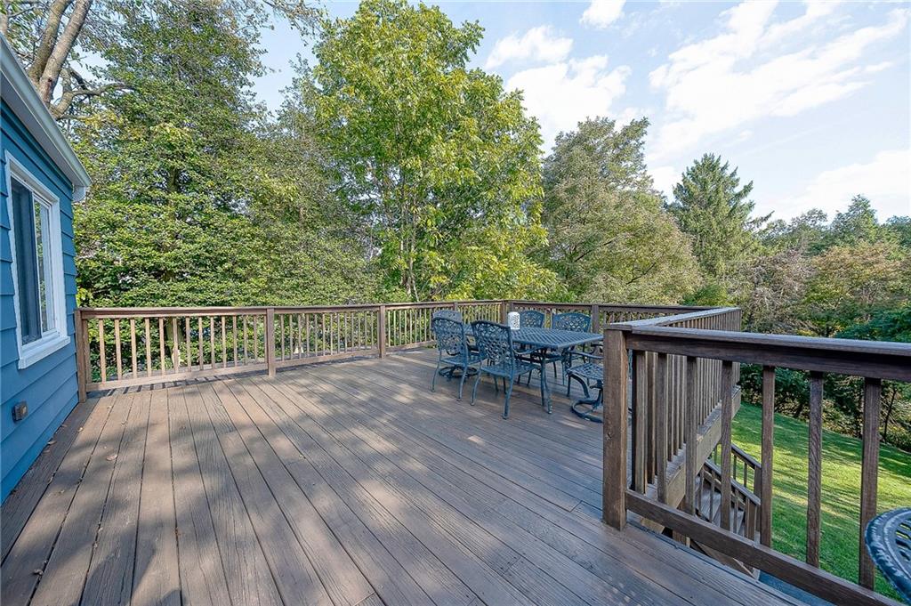 31 Diebold Road McKees Rocks, PA 15136 - Photo 22 of 25 a view of deck with wooden floor and outdoor seating