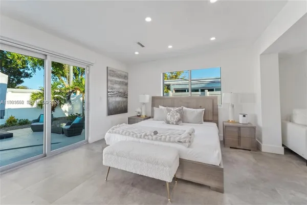 a view of a hallway with a white walls