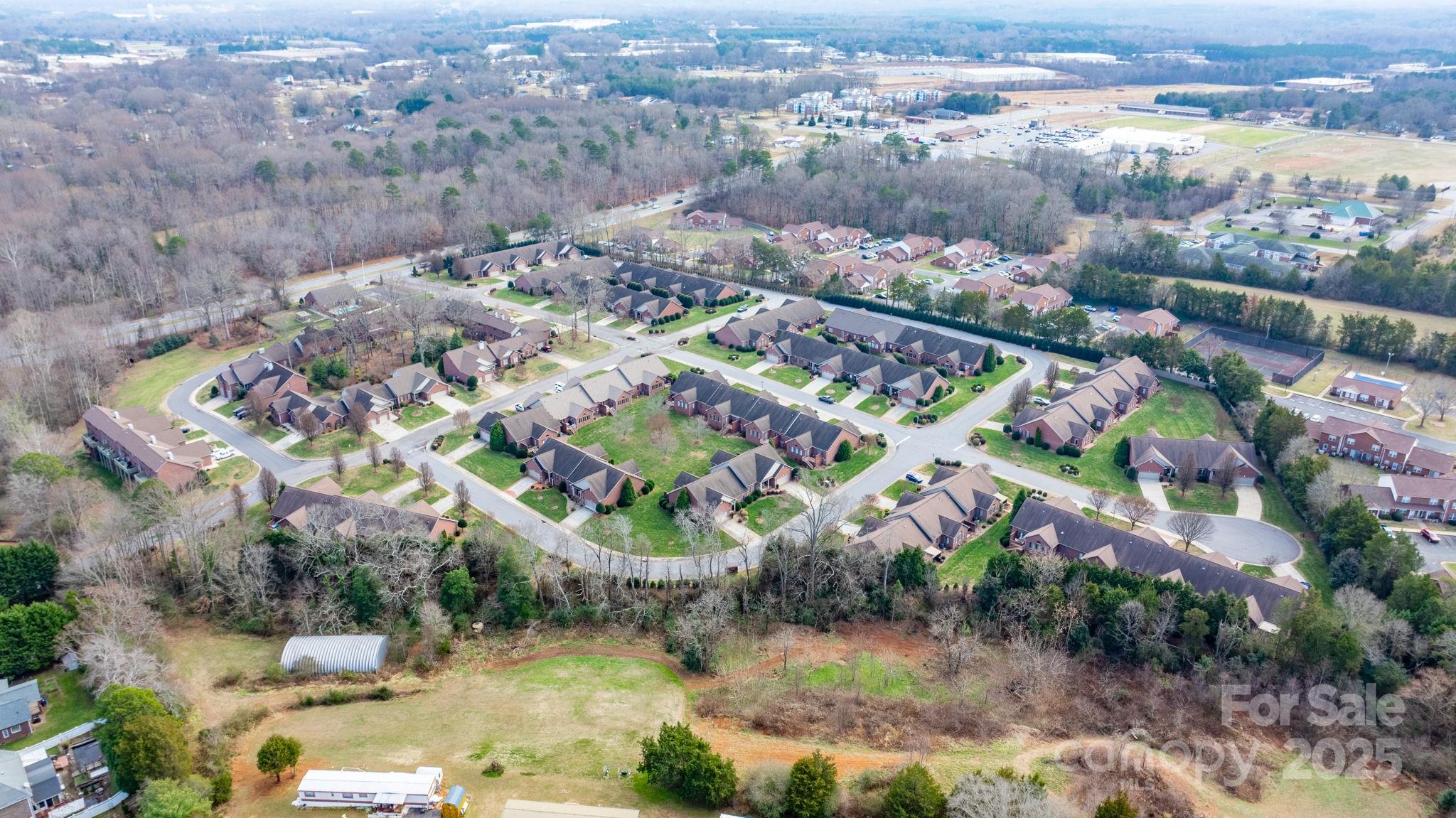 906 3rd St Drive Northeast Conover, NC 28613 - Photo 36 of 47 an aerial view of residential houses with outdoor space