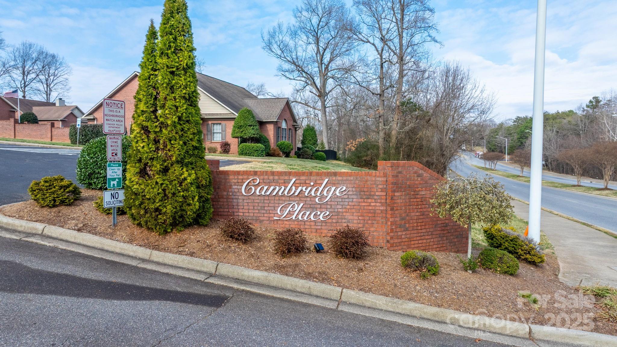 906 3rd St Drive Northeast Conover, NC 28613 - Photo 42 of 47 a sign on the side of a street