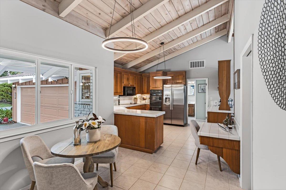 251 Old Adobe Road Los Gatos, CA 95032 - Photo 18 of 40 a living room with furniture and a wooden floor