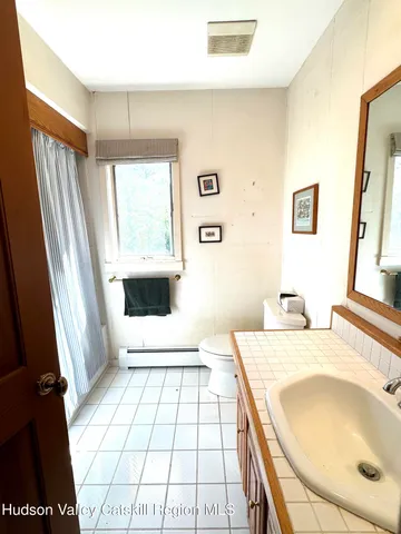 a bathroom with a sink a toilet and a shower