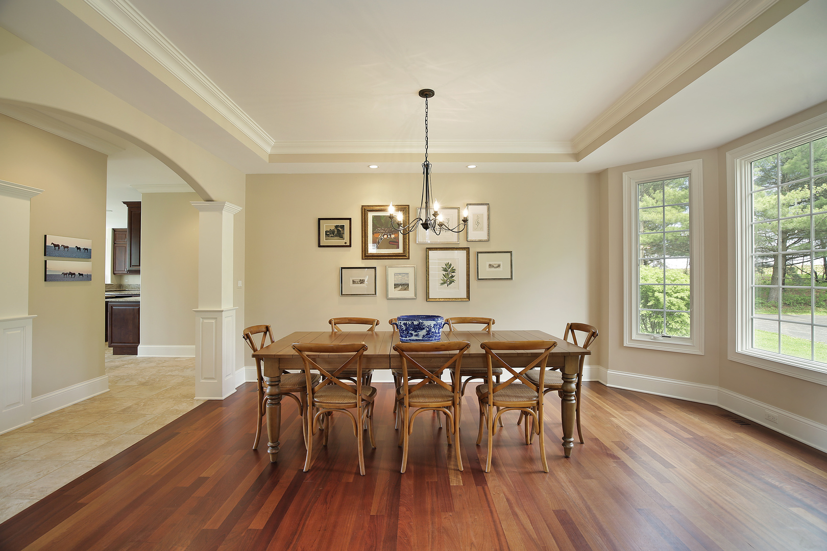 10309 Lawrence Road Harvard, IL 60033 - Photo 20 of 56 a view of a dining room with furniture window and wooden floor