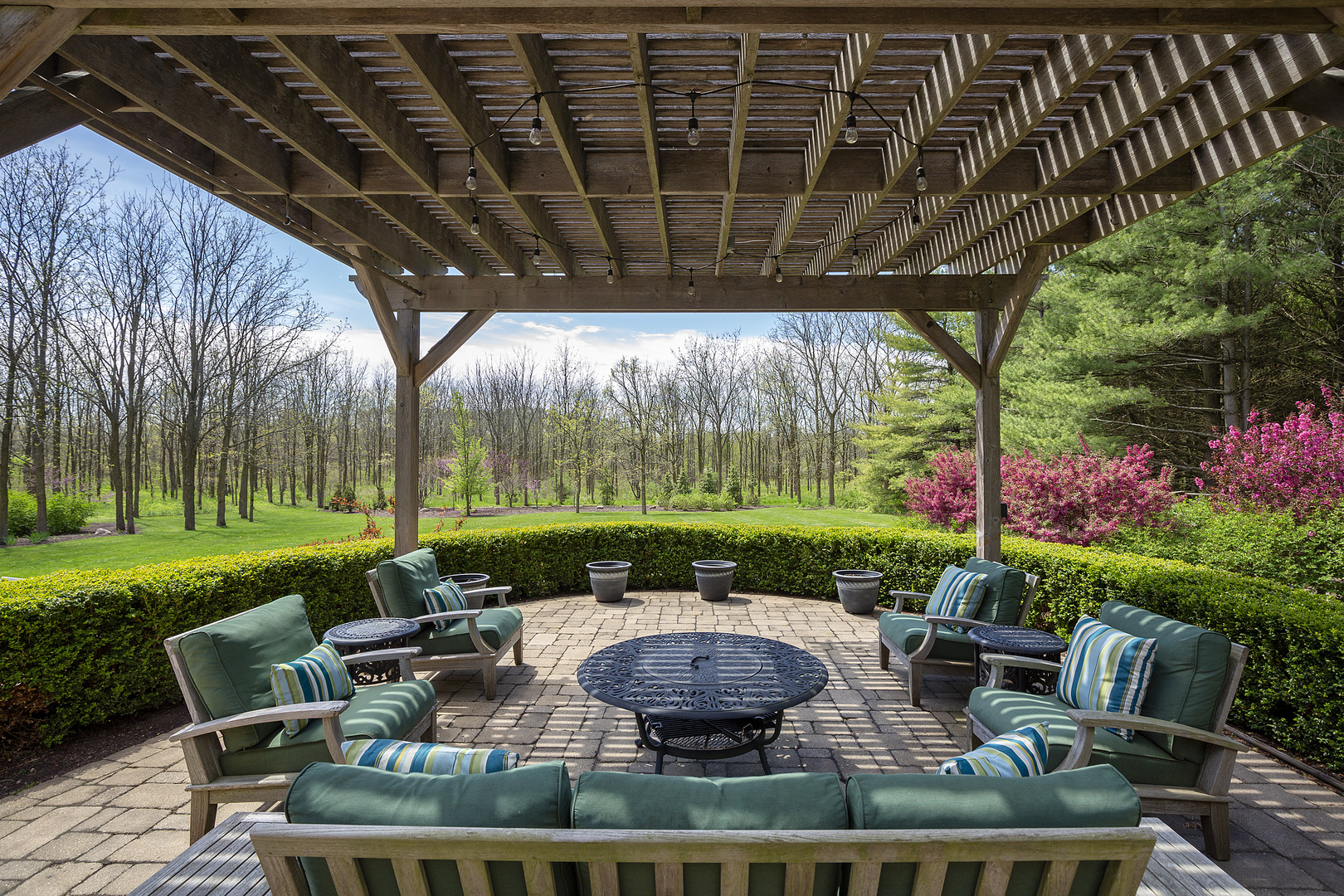 10309 Lawrence Road Harvard, IL 60033 - Photo 41 of 56 a view of an outdoor sitting area with furniture and garden