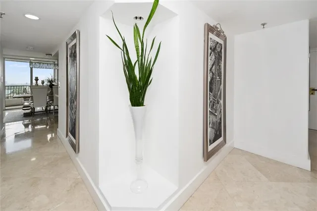a view of entryway with livingroom and furniture