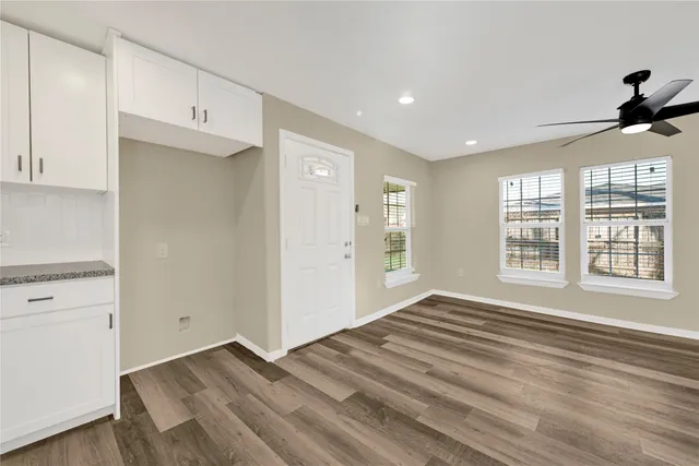 a view of storage and utility room