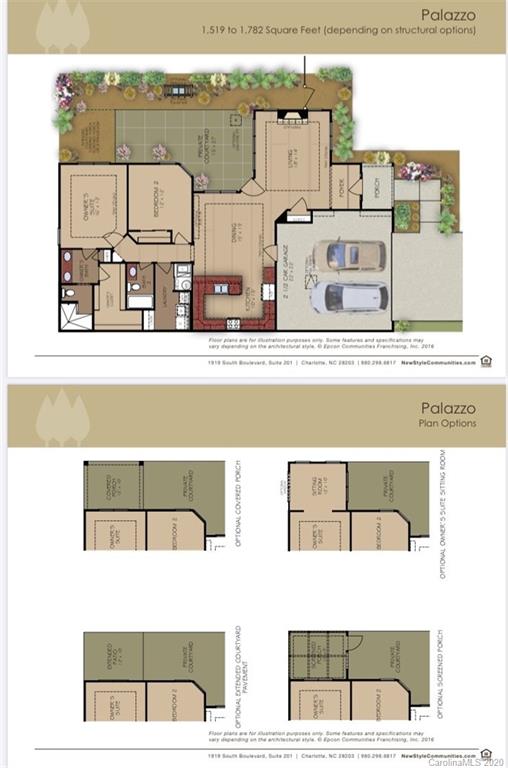 2018 New Style Way, Unit 5 Tega Cay, SC 29708 - Photo 36 of 36 a picture of a floor plan