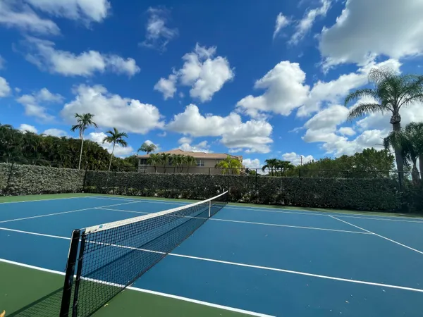 a view of a tennis court