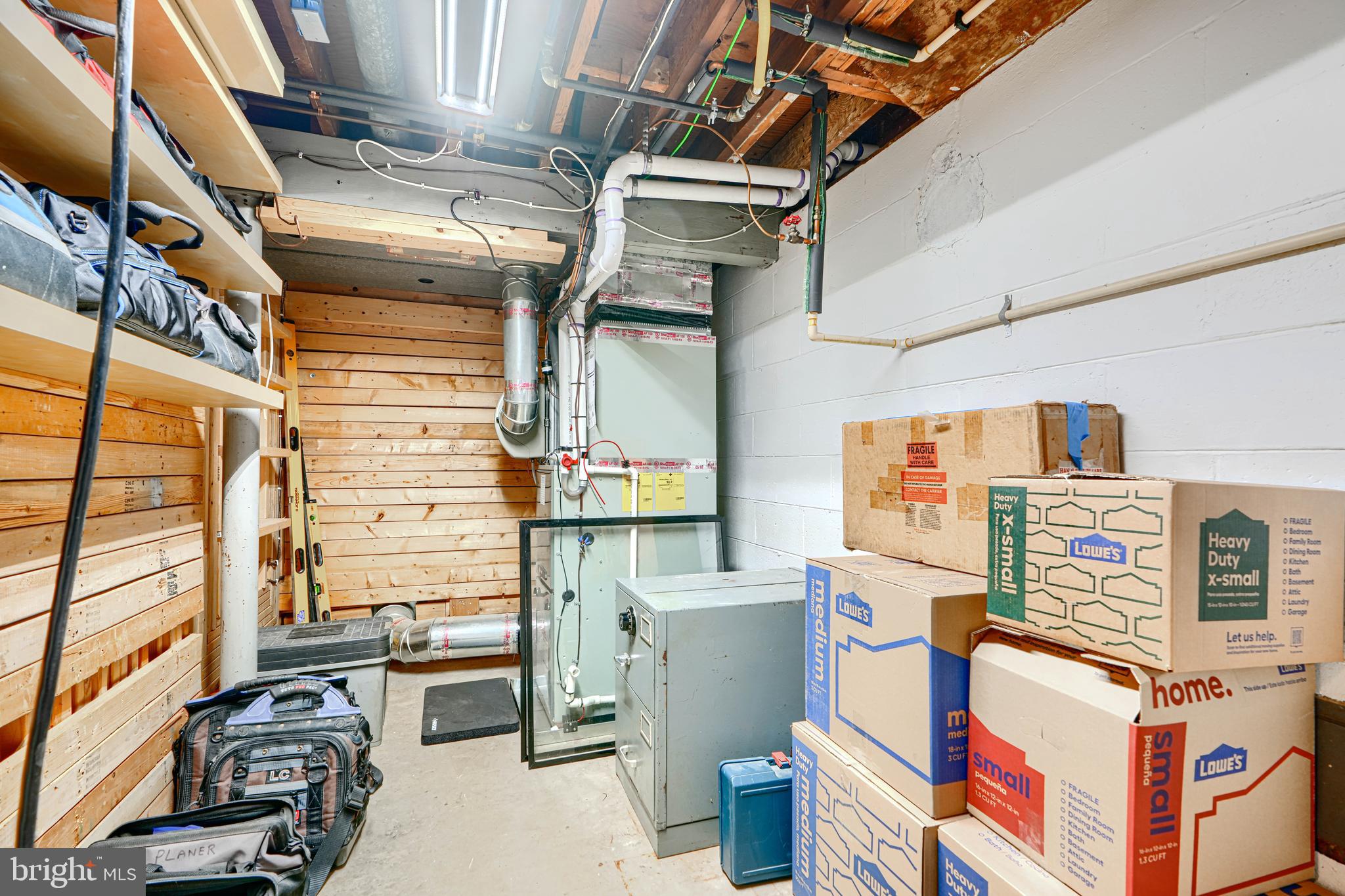 1202 Vermont Road Bel Air, MD 21014 - Photo 59 of 66 a storage room with washer and dryer