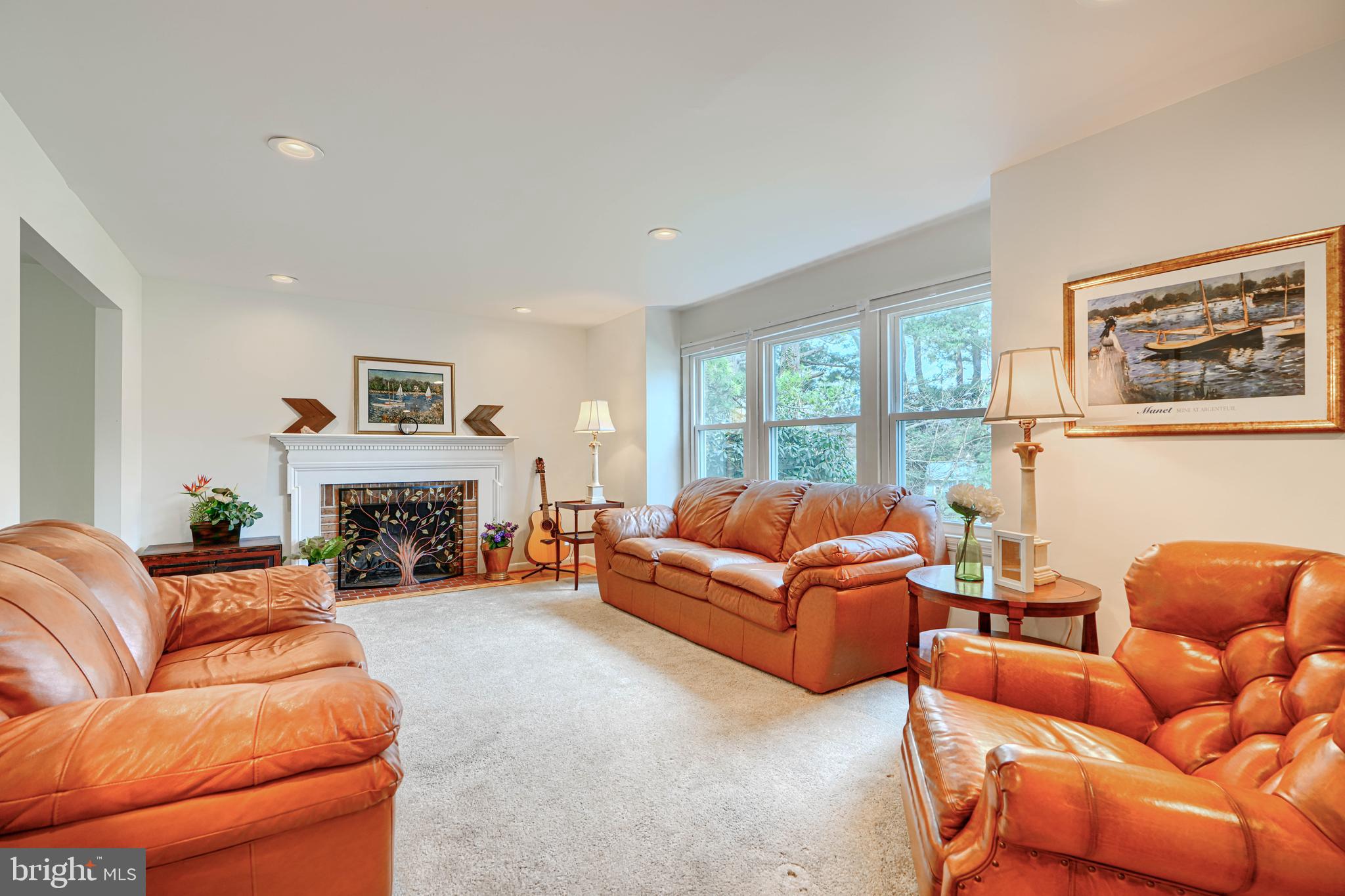 1202 Vermont Road Bel Air, MD 21014 - Photo 7 of 66 a living room with furniture fireplace and a large window