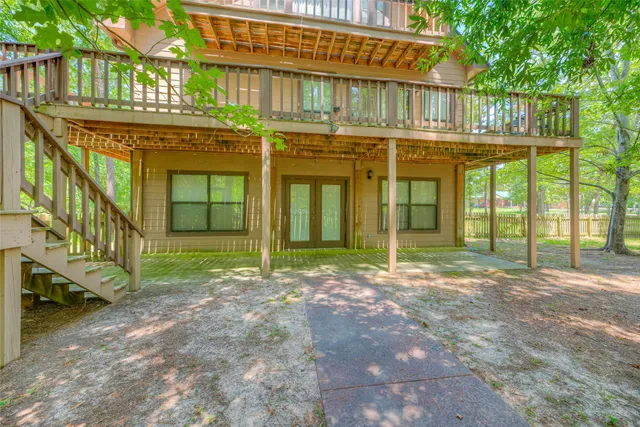 a view of a house with a porch