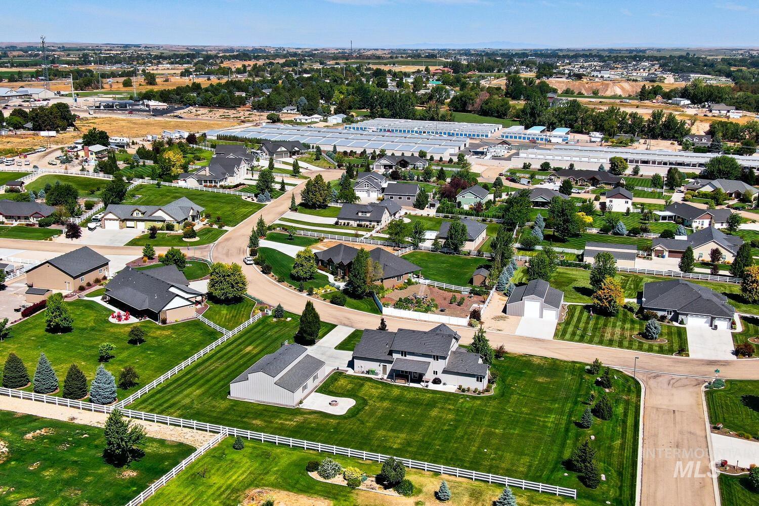 22757 Rosicky Way Caldwell, ID 83607 - Photo 46 of 50 Aerial view of property's location with nearby suburban area