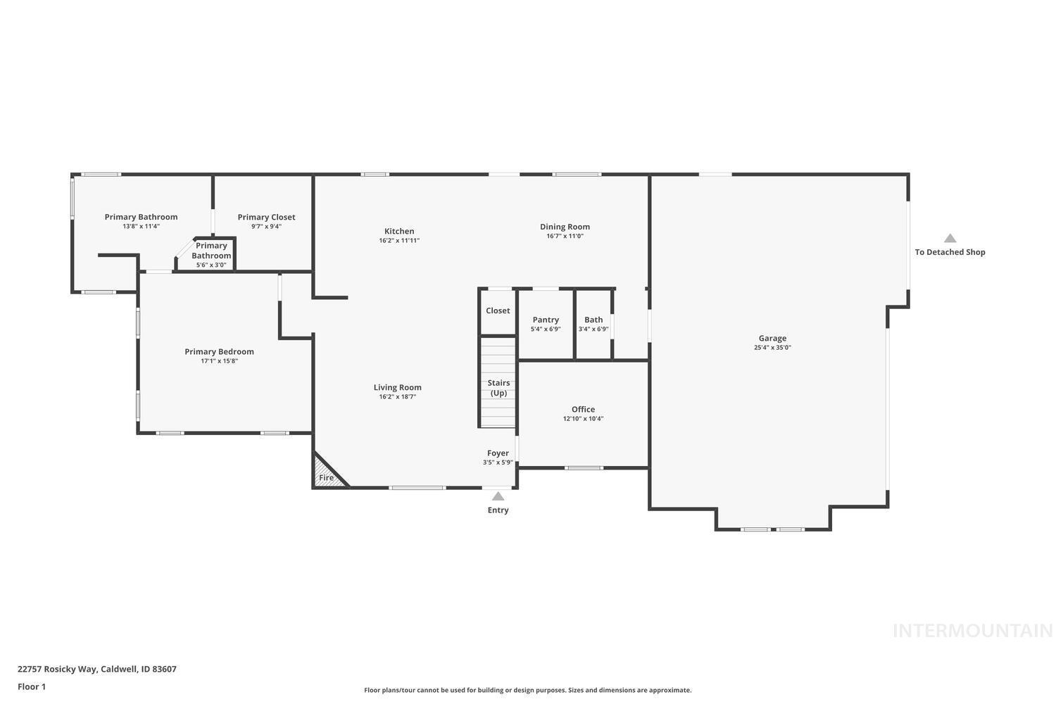 22757 Rosicky Way Caldwell, ID 83607 - Photo 49 of 50 View of home floor plan