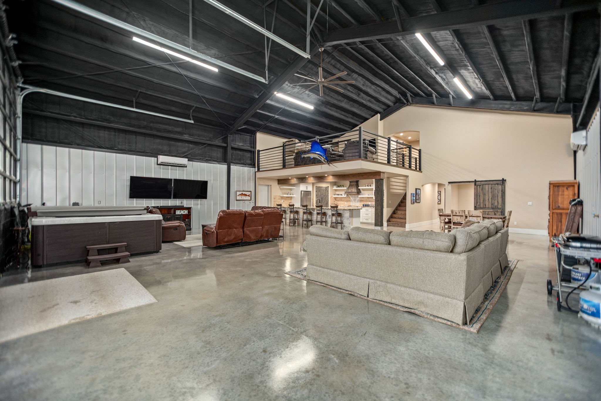 82 Circle Hook Port O'Connor, TX 77982 - Photo 6 of 32 a living room with furniture and a flat screen tv