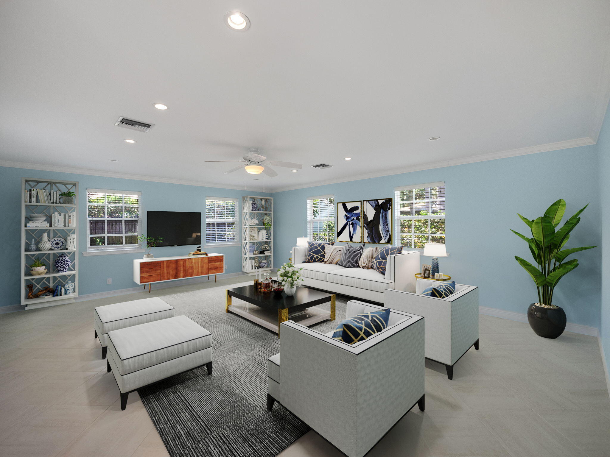 366 Bunker Ranch Road West Palm Beach, FL 33405 - Photo 14 of 17 Staged Bonus Room