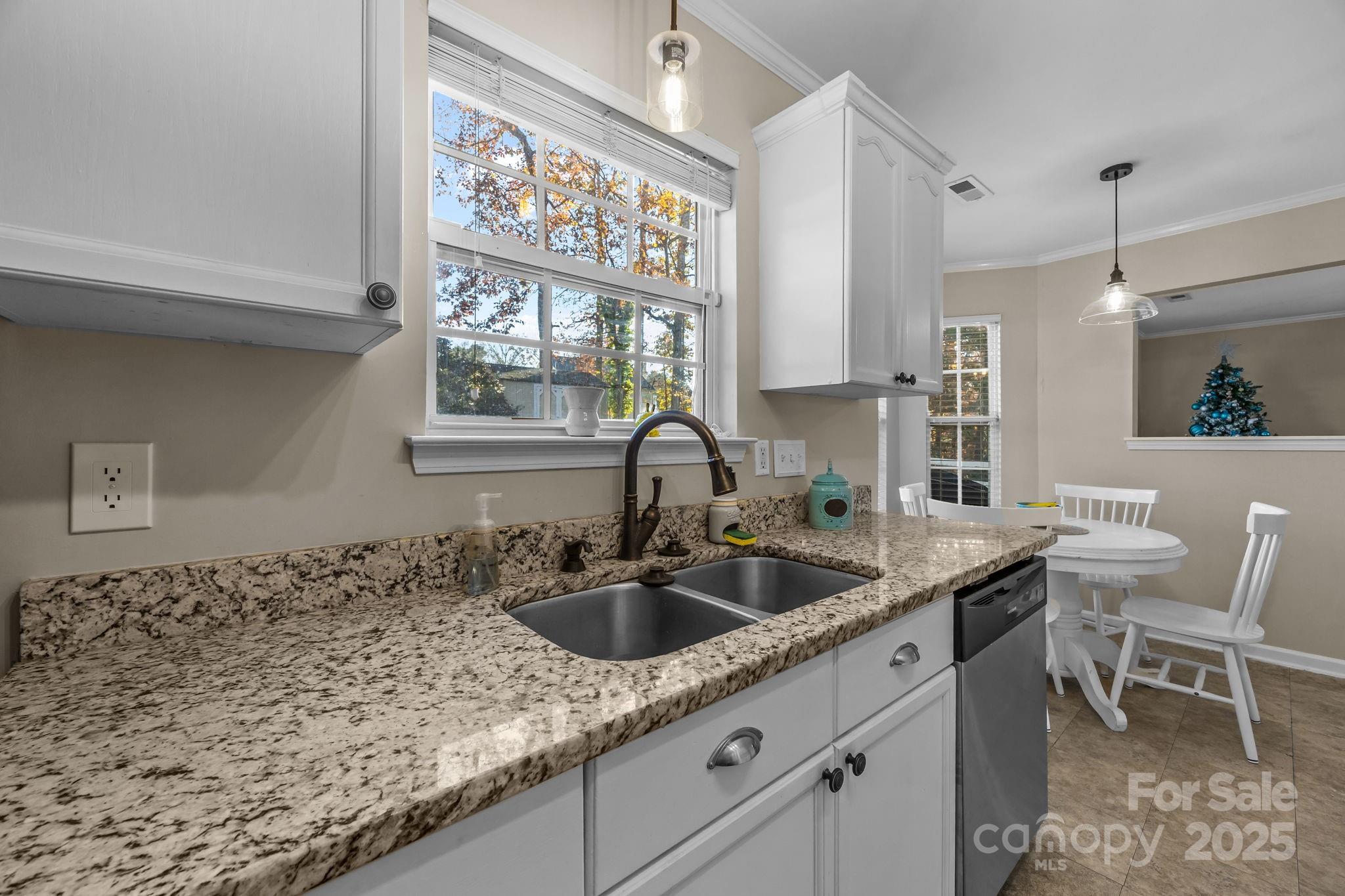 135 Shade Tree Circle Fort Mill, SC 29715 - Photo 10 of 34 a kitchen with a sink and cabinets