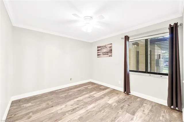 a view of a refrigerator in a room
