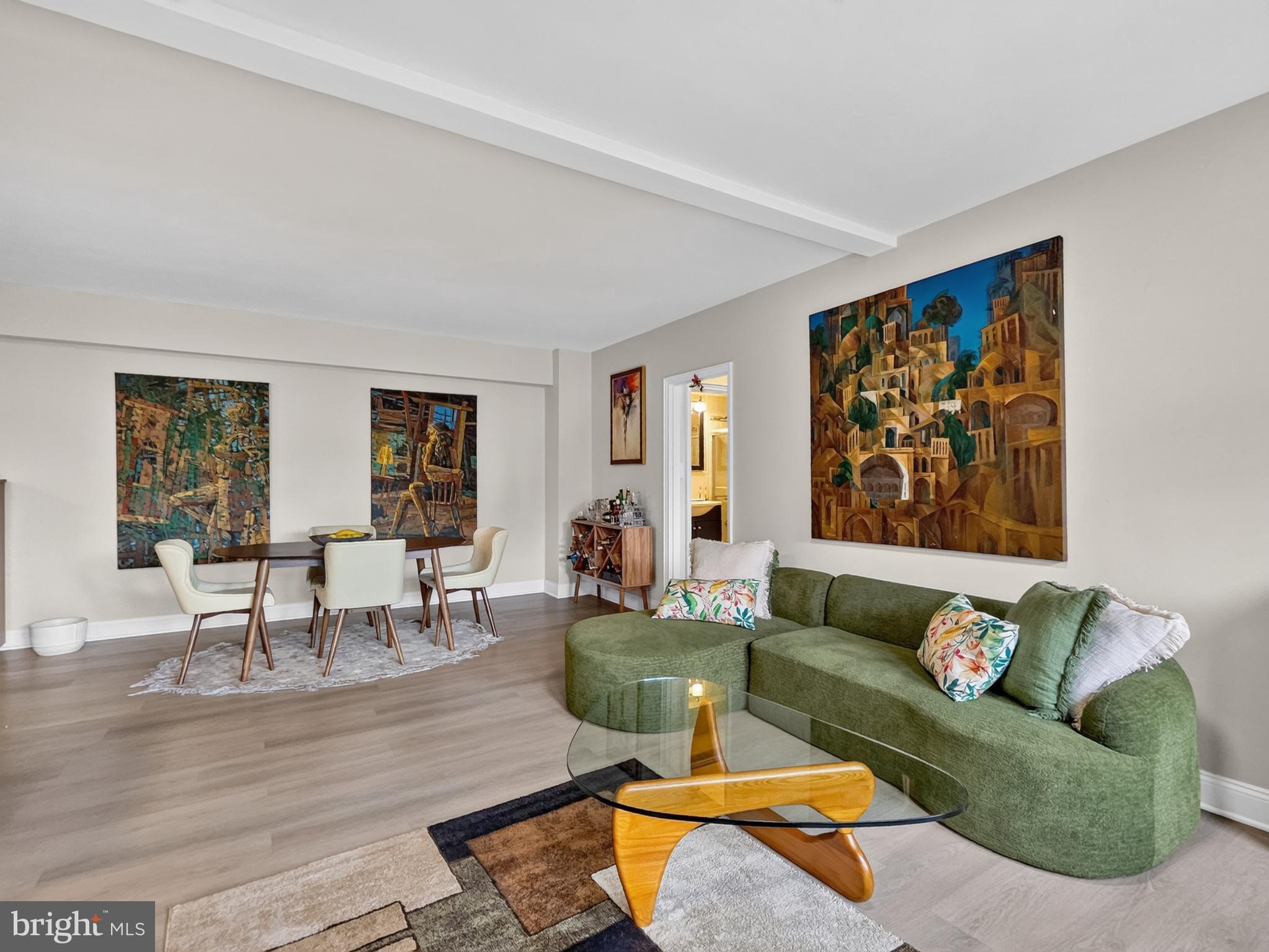 2500 Q Street Northwest, Unit 426 Washington, DC 20007 - Photo 5 of 18 Living Room / Dining Area