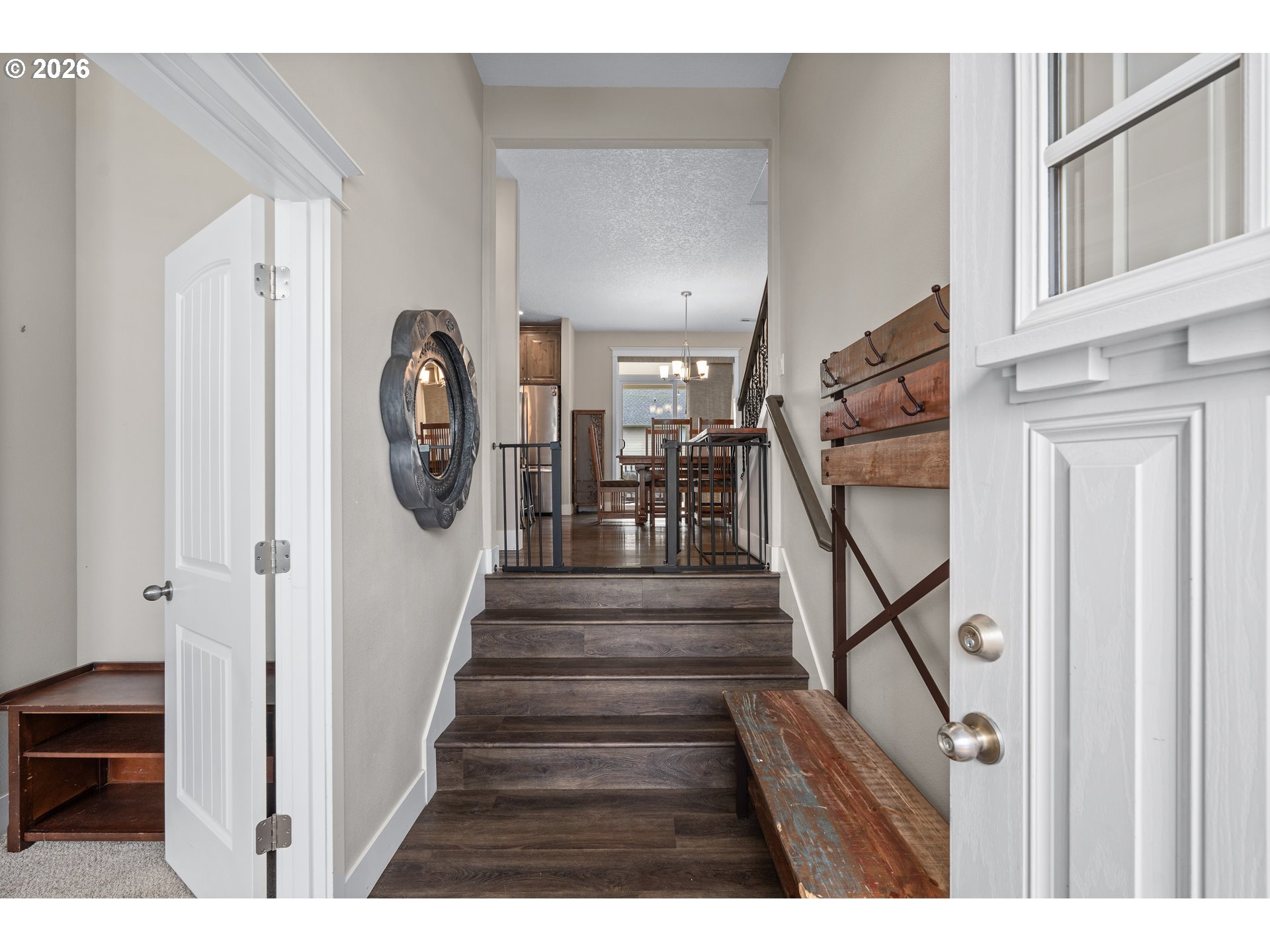 2958 Southwest Redmond Hill Road McMinnville, OR 97128 - Photo 5 of 40 a view of a hallway with wooden floor and entryway
