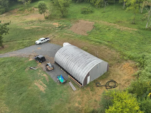 a view of a lake with a mountain