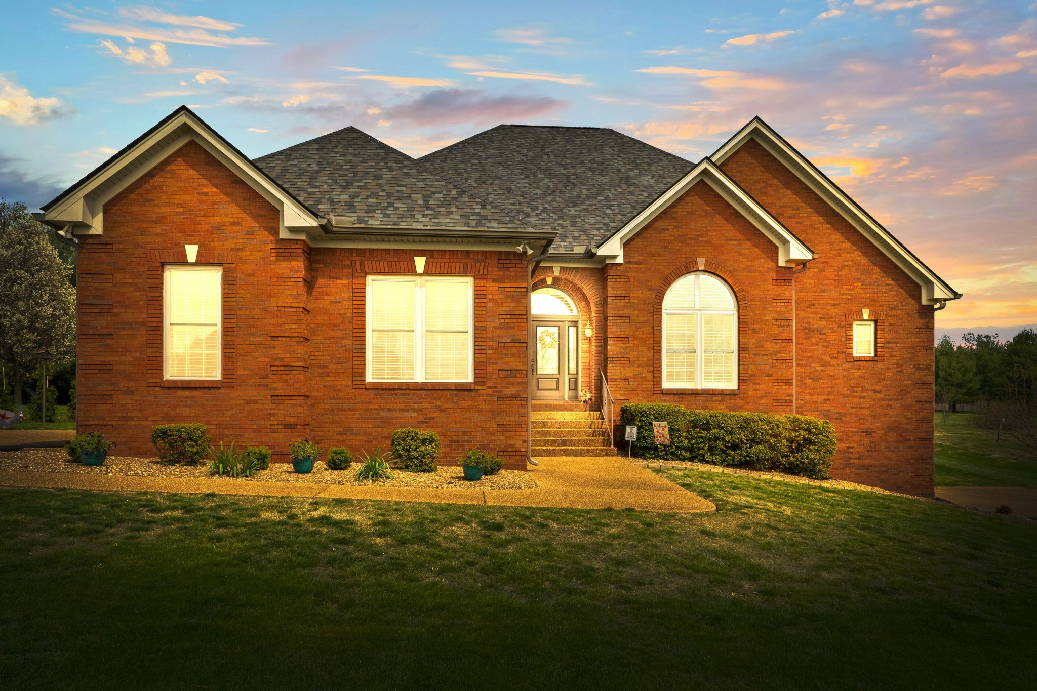 3008 Burts Crossing Springfield, TN 37172 - Photo 3 of 45 a front view of a house with a yard