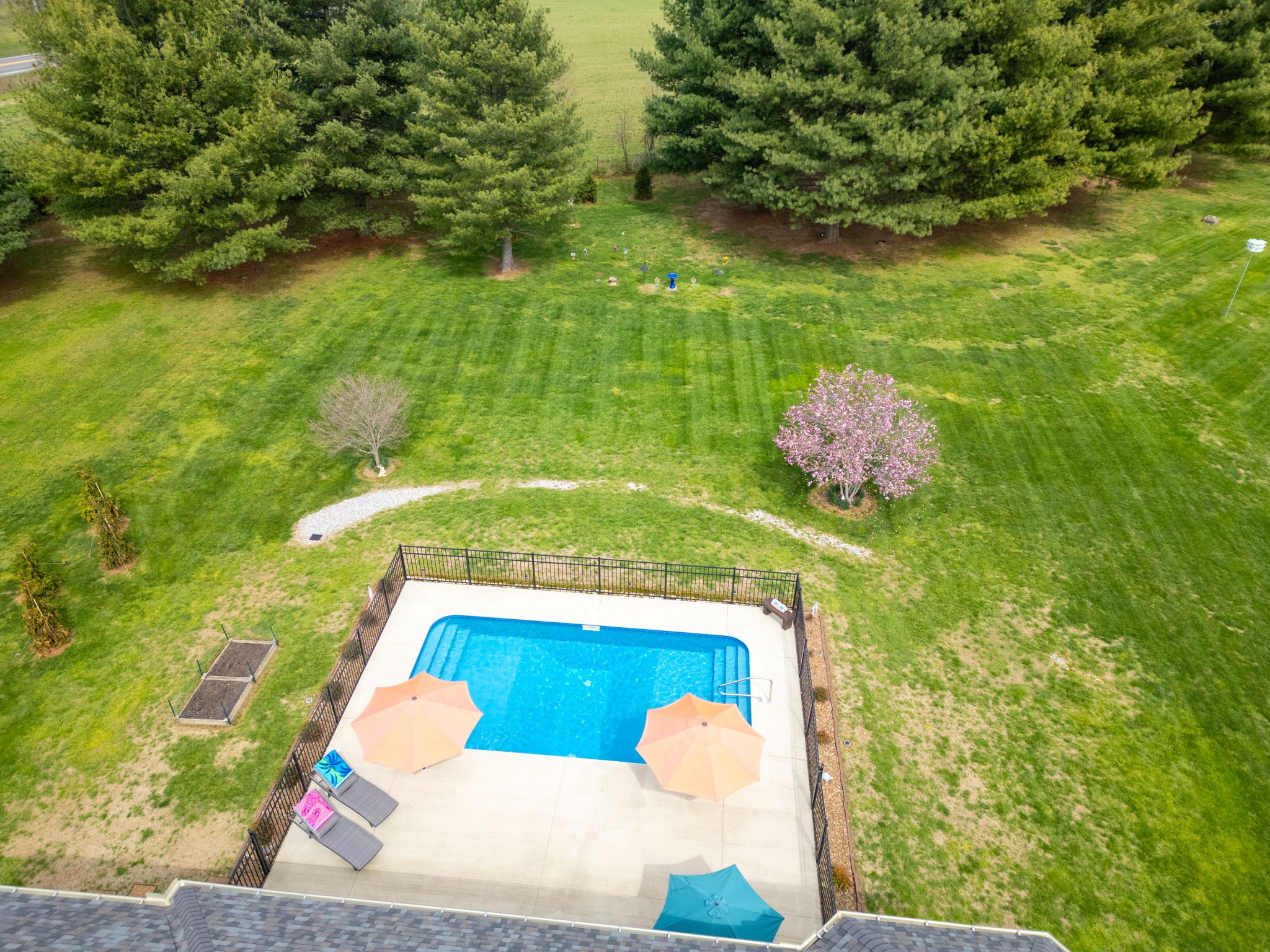 3008 Burts Crossing Springfield, TN 37172 - Photo 38 of 45 a view of yard from deck having outdoor seating
