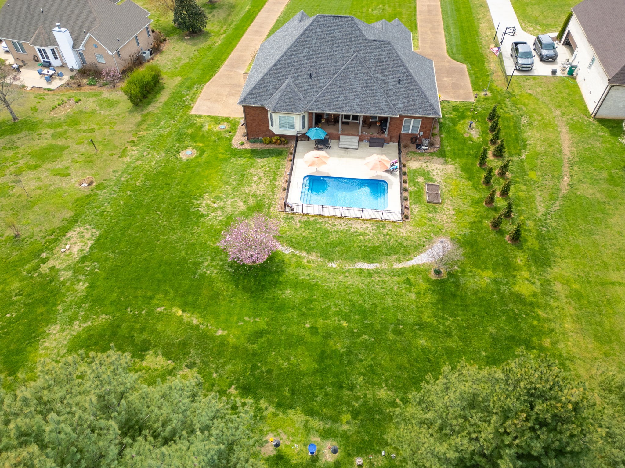3008 Burts Crossing Springfield, TN 37172 - Photo 44 of 45 an aerial view of a house