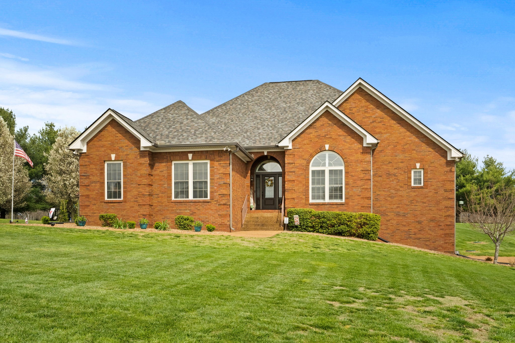 3008 Burts Crossing Springfield, TN 37172 - Photo 6 of 45 a front view of a house with a yard