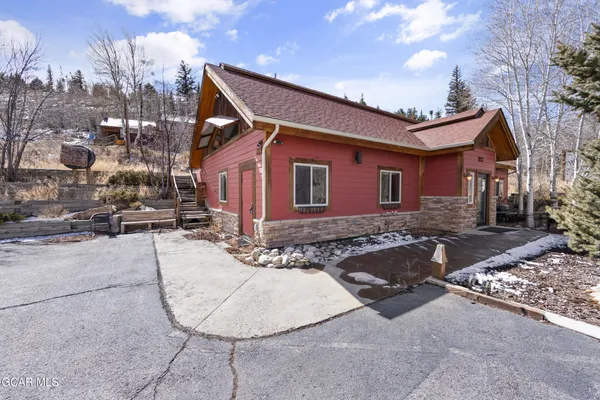 a view of a house with a patio
