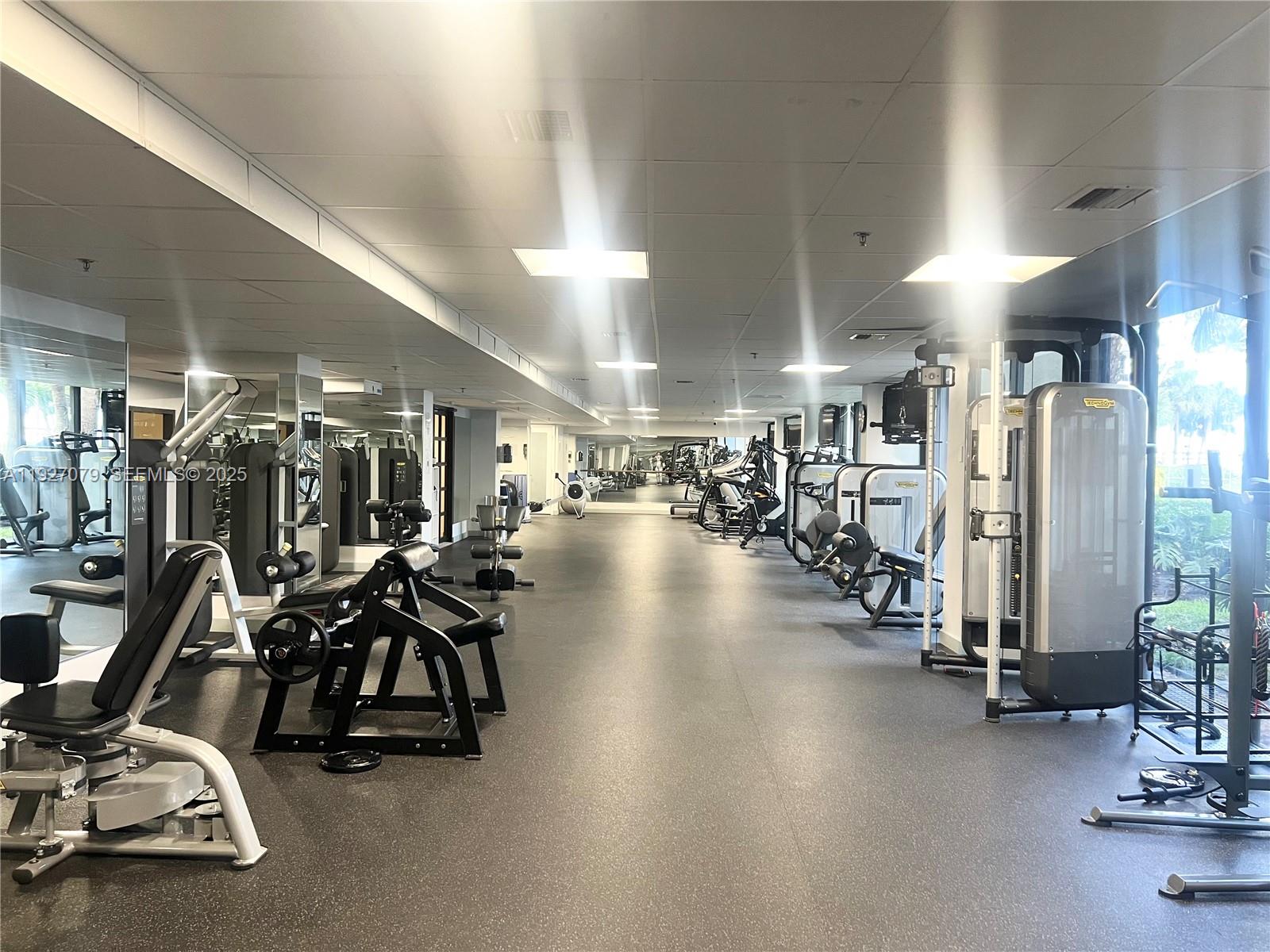 540 Brickell Key Drive, Unit 214 Miami, FL 33131 - Photo 26 of 48 a view of a room with gym equipment