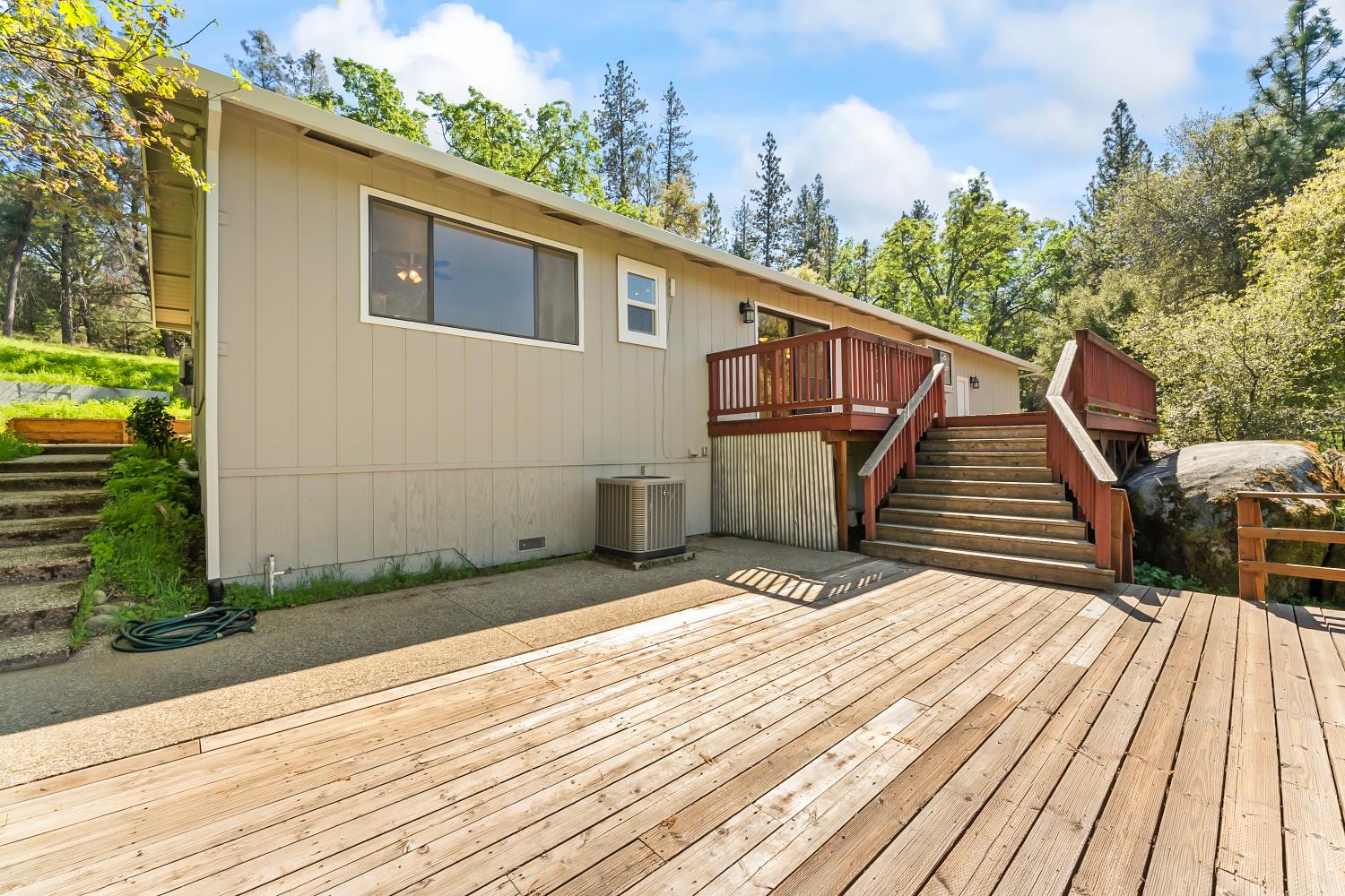 4705 Sand Ridge Road Placerville, CA 95667 - Photo 33 of 36 a view of outdoor space with deck and yard