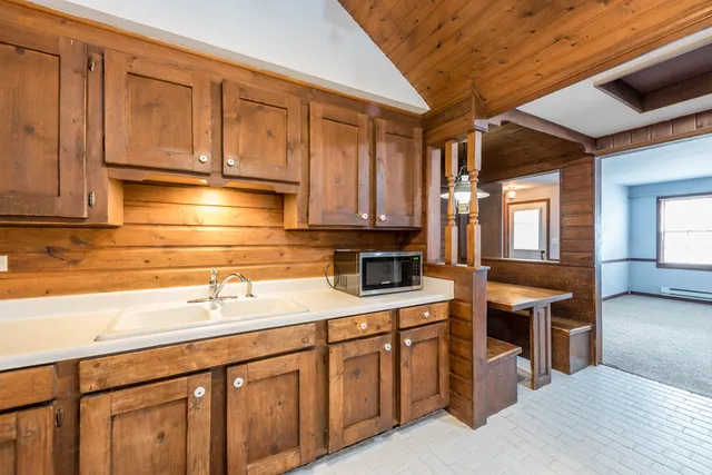 a room with storage and utility