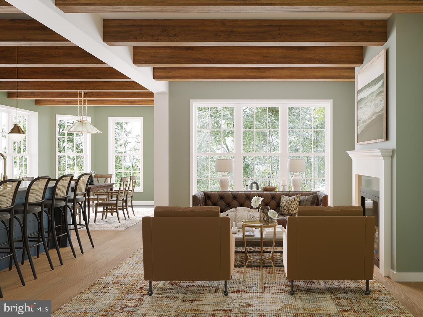 104 Merchant Avenue, Unit ARUNDEL Mount Joy, PA 17552 - Photo 4 of 38 a living room with furniture and floor to ceiling windows