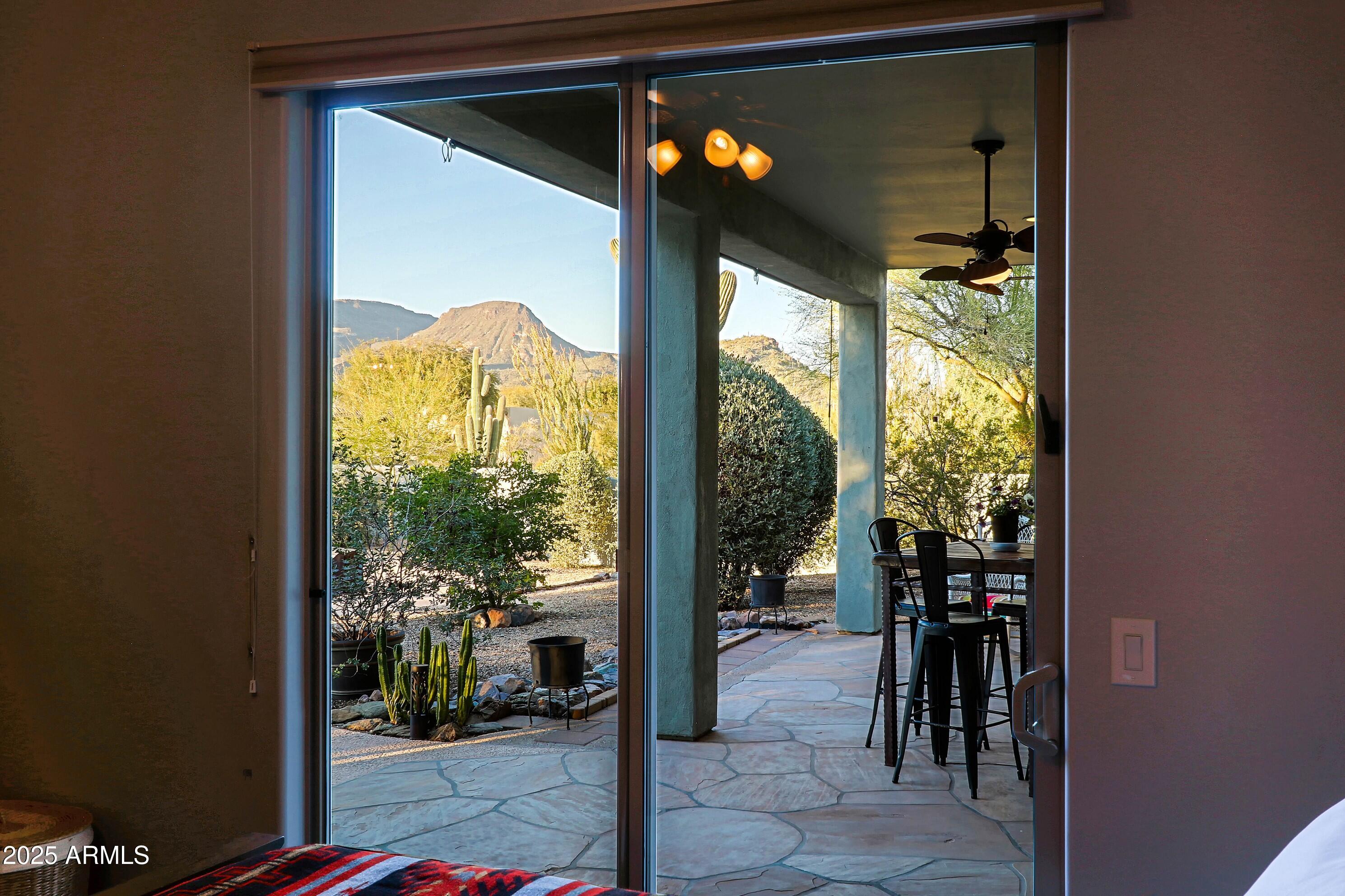41840 North Spur Cross Road Cave Creek, AZ 85331 - Photo 61 of 67 a view of a porch with a potted plant