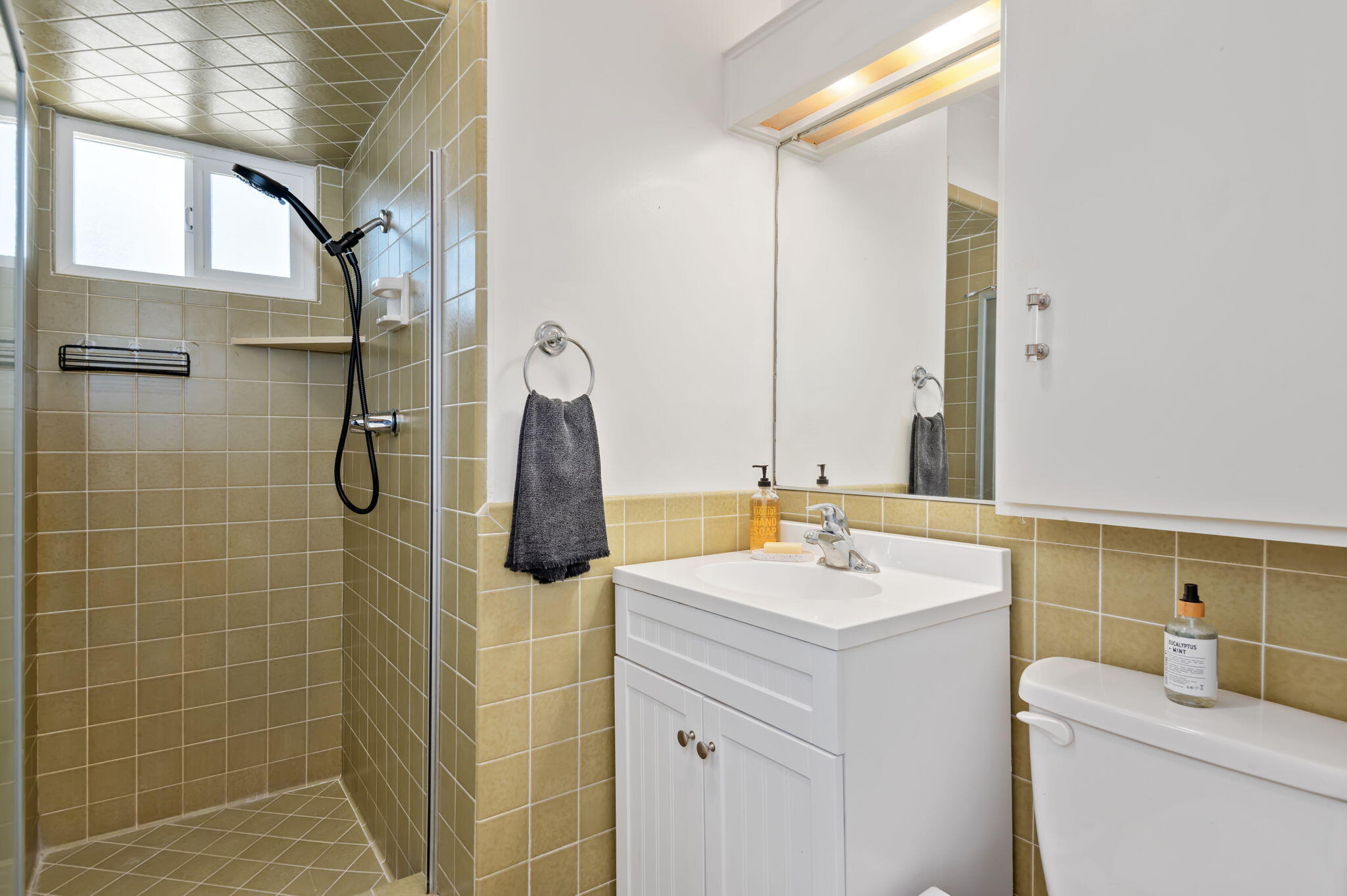 4612 Dean Drive Ventura, CA 93003 - Photo 21 of 33 a bathroom with a sink a toilet and shower