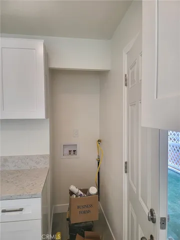 a room with storage and utility