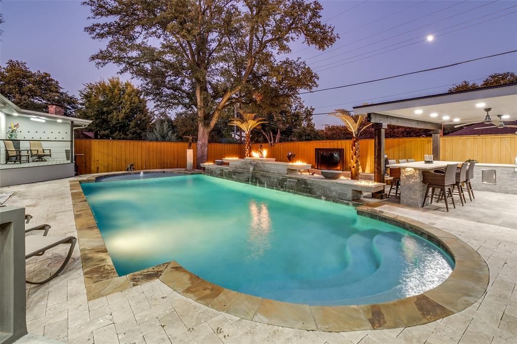 6566 Ridgeview Circle Dallas, TX 75240 - Photo 32 of 39 swimming pool view with a outdoor seating