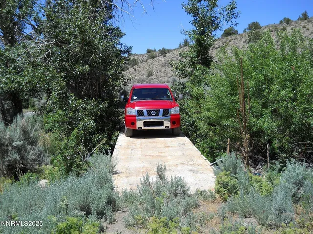 a car parked on the side of a road