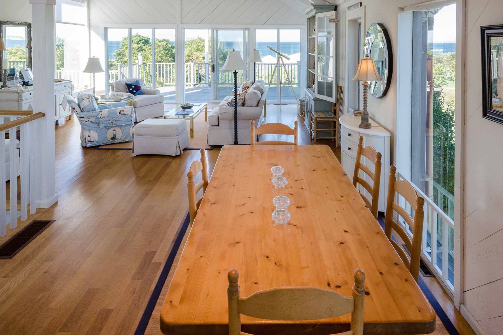 24 Manaca Hill Road Edgartown, MA 02539 - Photo 13 of 34 a living room with furniture and a large window