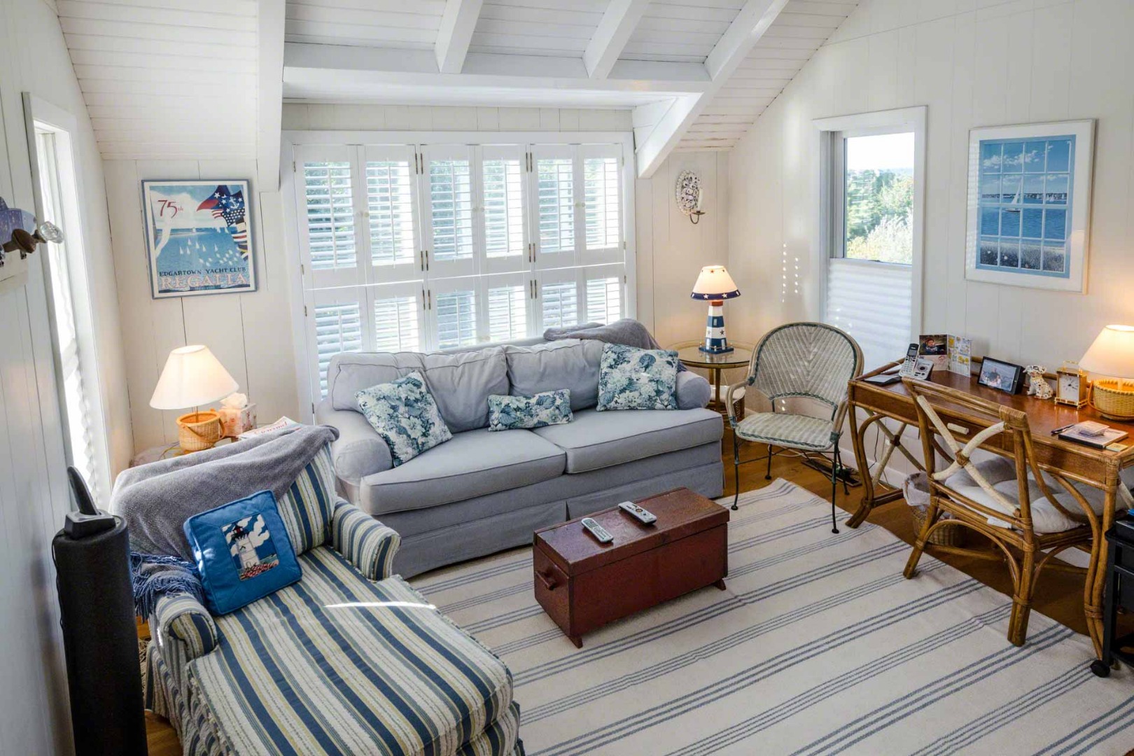 24 Manaca Hill Road Edgartown, MA 02539 - Photo 15 of 34 a living room with furniture and wooden floor
