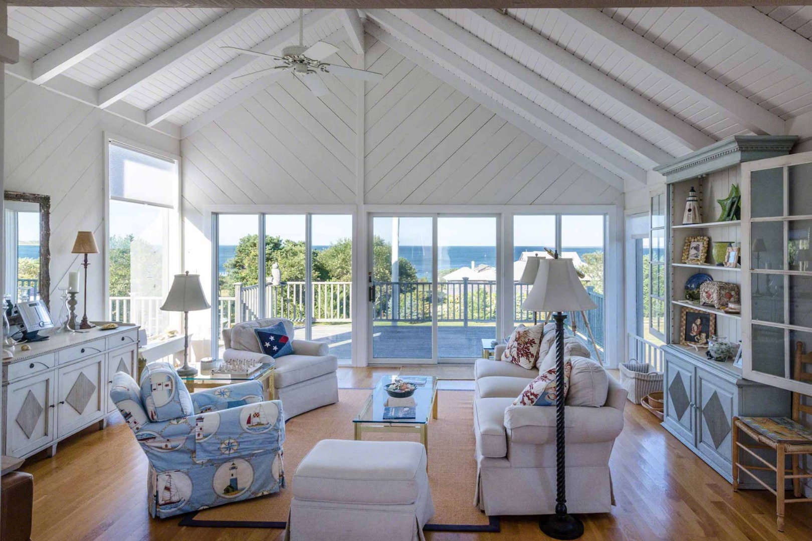 24 Manaca Hill Road Edgartown, MA 02539 - Photo 6 of 34 a living room with furniture and a large window