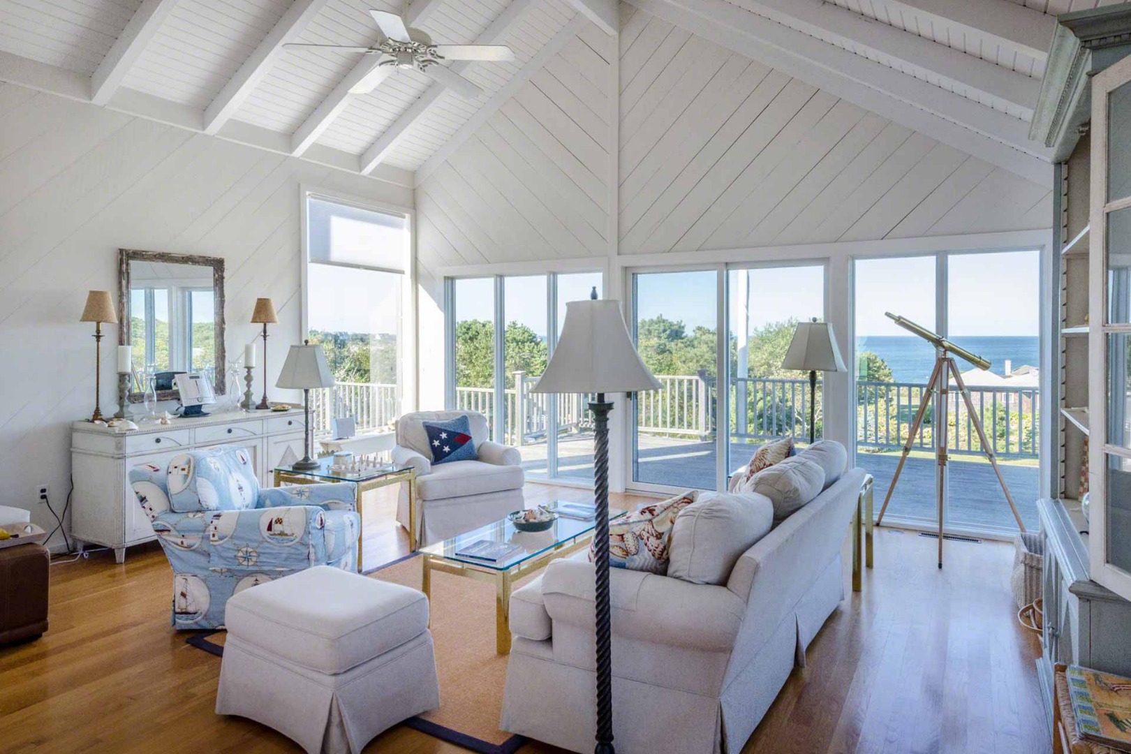24 Manaca Hill Road Edgartown, MA 02539 - Photo 8 of 34 a living room with furniture and a large window