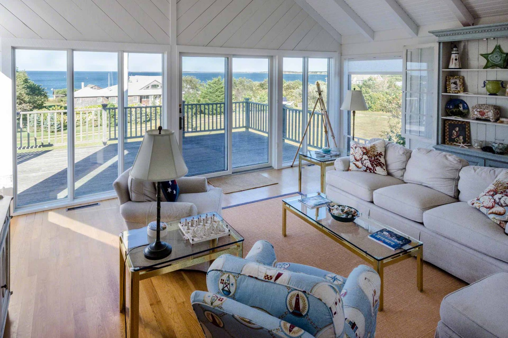 24 Manaca Hill Road Edgartown, MA 02539 - Photo 10 of 34 a living room with furniture and a large window
