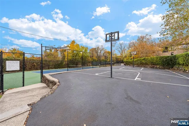 a view of a basketball court