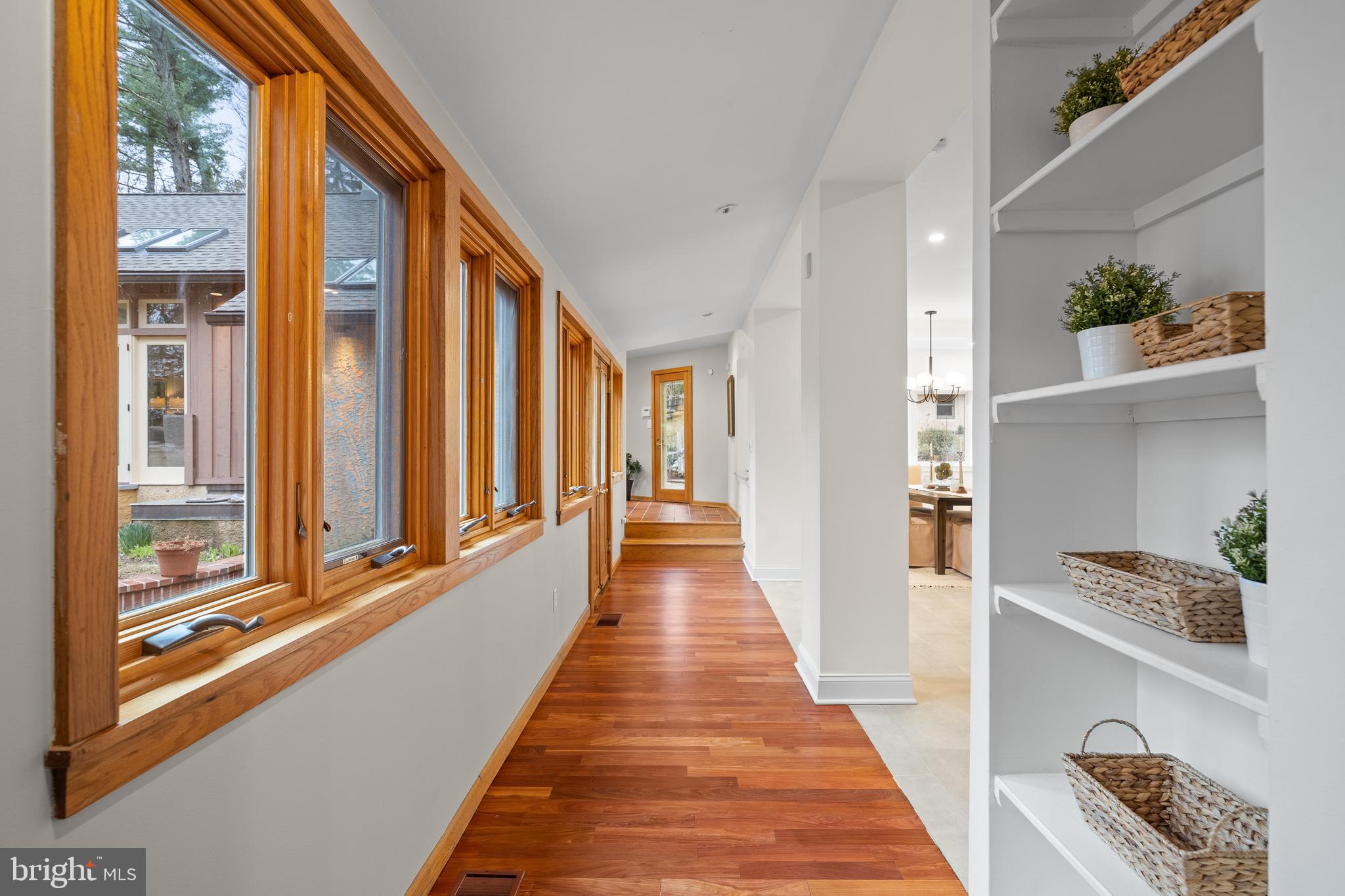 734 Brooke Road Wayne, PA 19087 - Photo 12 of 50 Inner hallway with doors out to enclosed courtyard