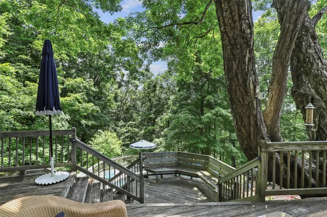 a view of a couches and a table in the patio