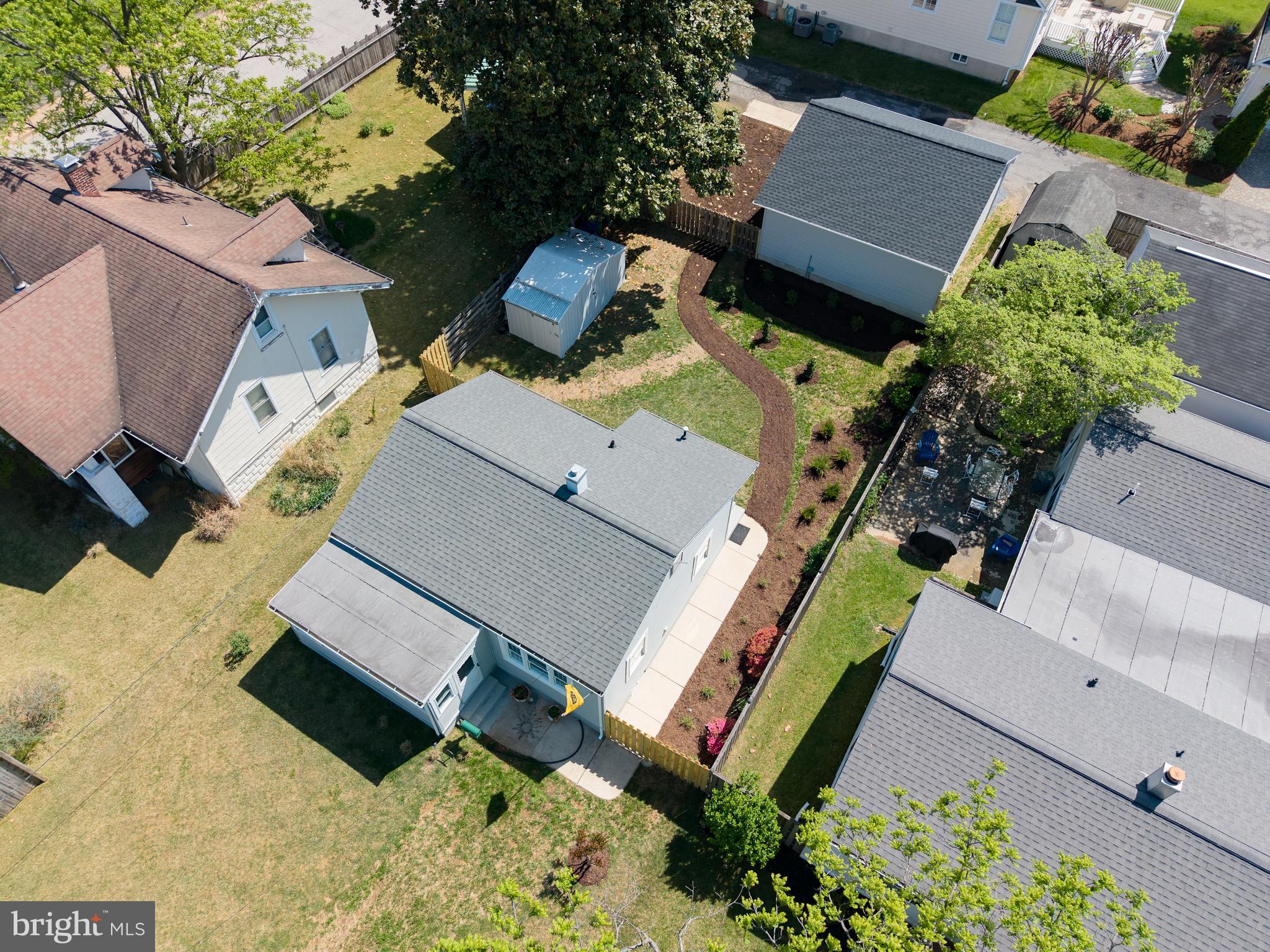 1303 Bay Ridge Avenue Annapolis, MD 21403 - Photo 29 of 29 Aerial view of the house and backyard