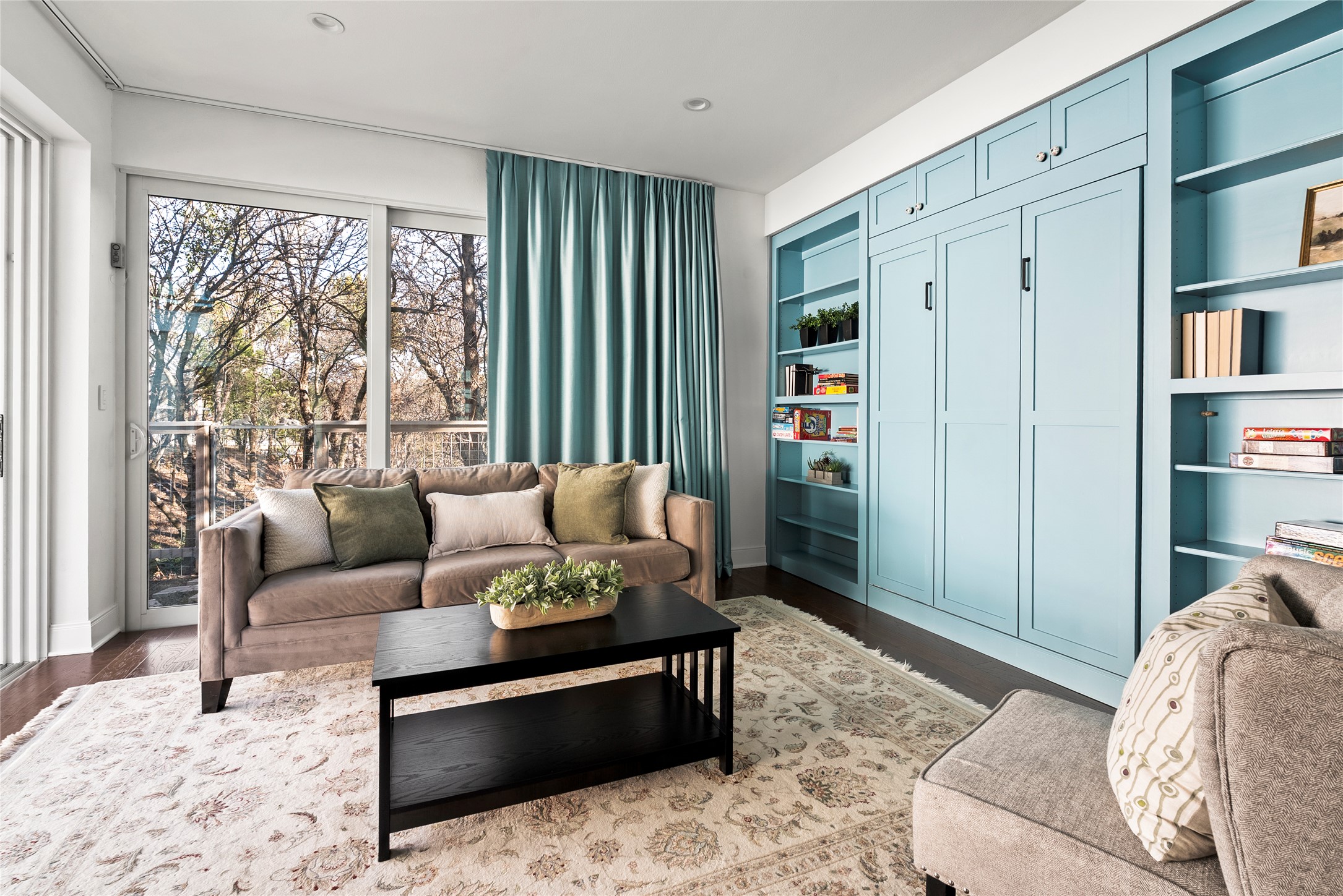 1507 Newning Avenue Austin, TX 78704 - Photo 20 of 37 Family room also features Murphy Bed plus hidden storage